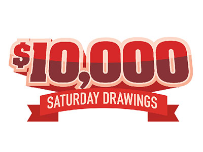 $10,000 Saturday Drawings