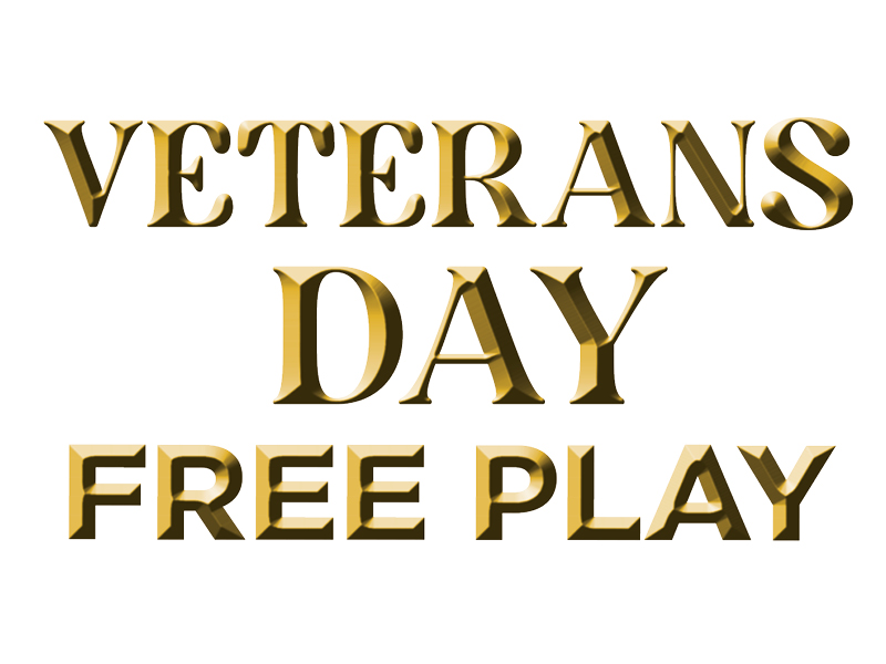 Veteran's Day Free Play