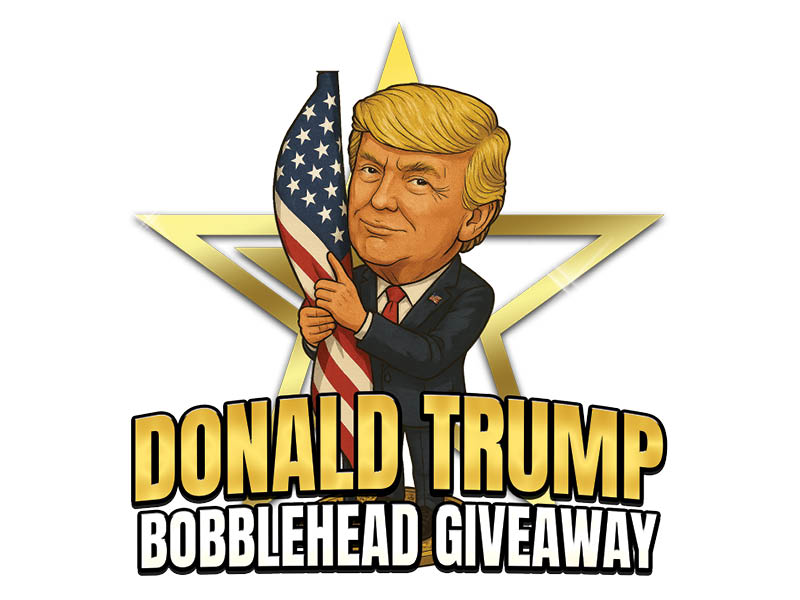 VIP Donald Trump Bobble Head Giveaway