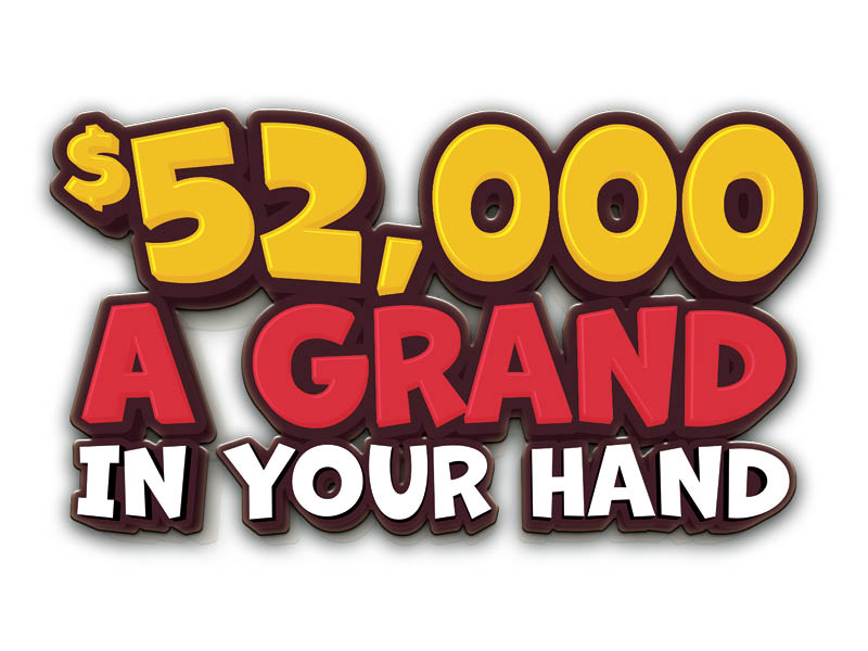$52,000 A Grand in Your Hand