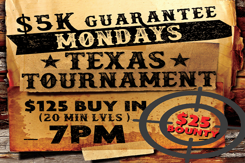 $5K GT TEXAS HOLD'EM TOURNAMENT 
