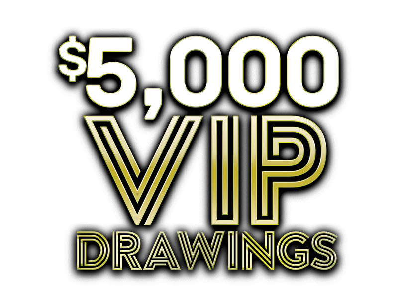 $5,000 VIP Drawings