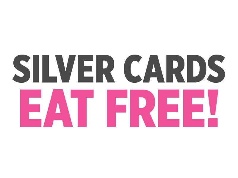 Silver Cards Eat Free